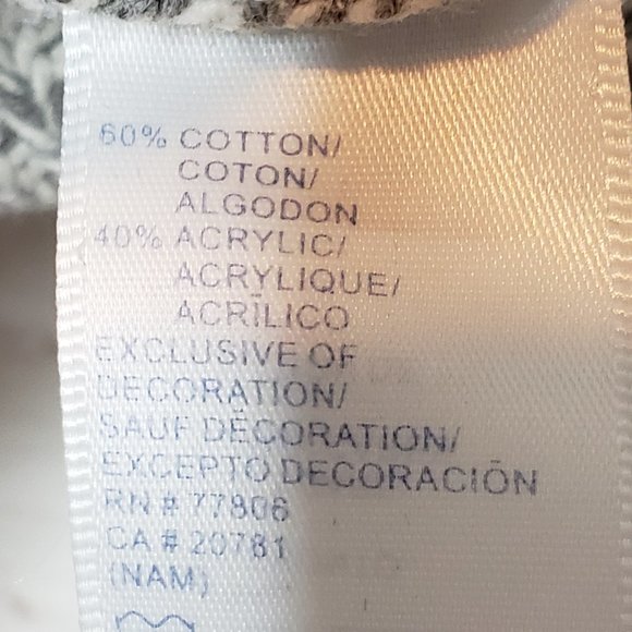 Tommy Hilfiger Jeans Gray Crew Neck Ribbed Sweater - Picture 6 of 9